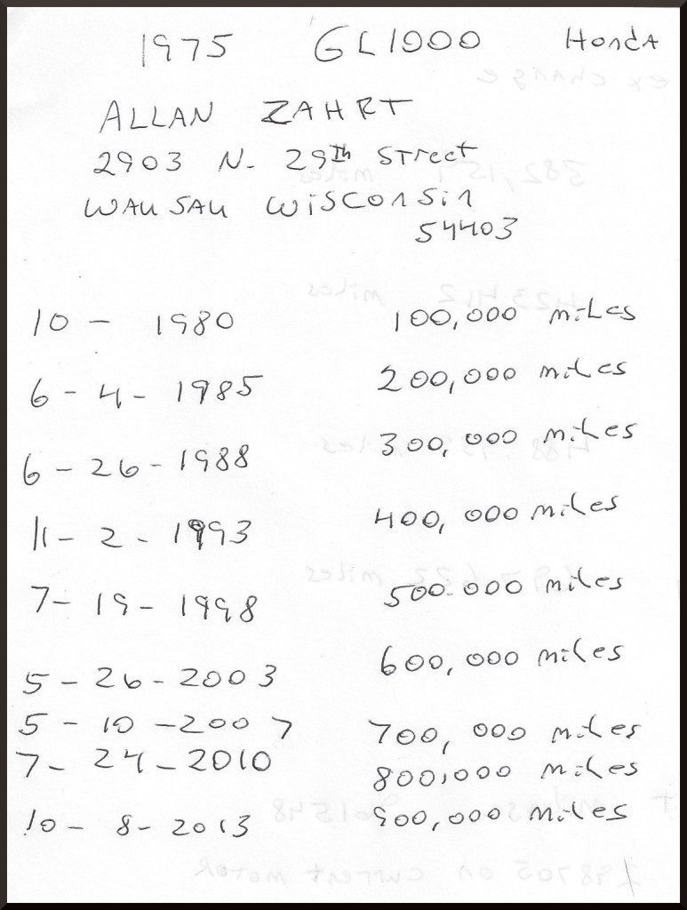 mileage dates